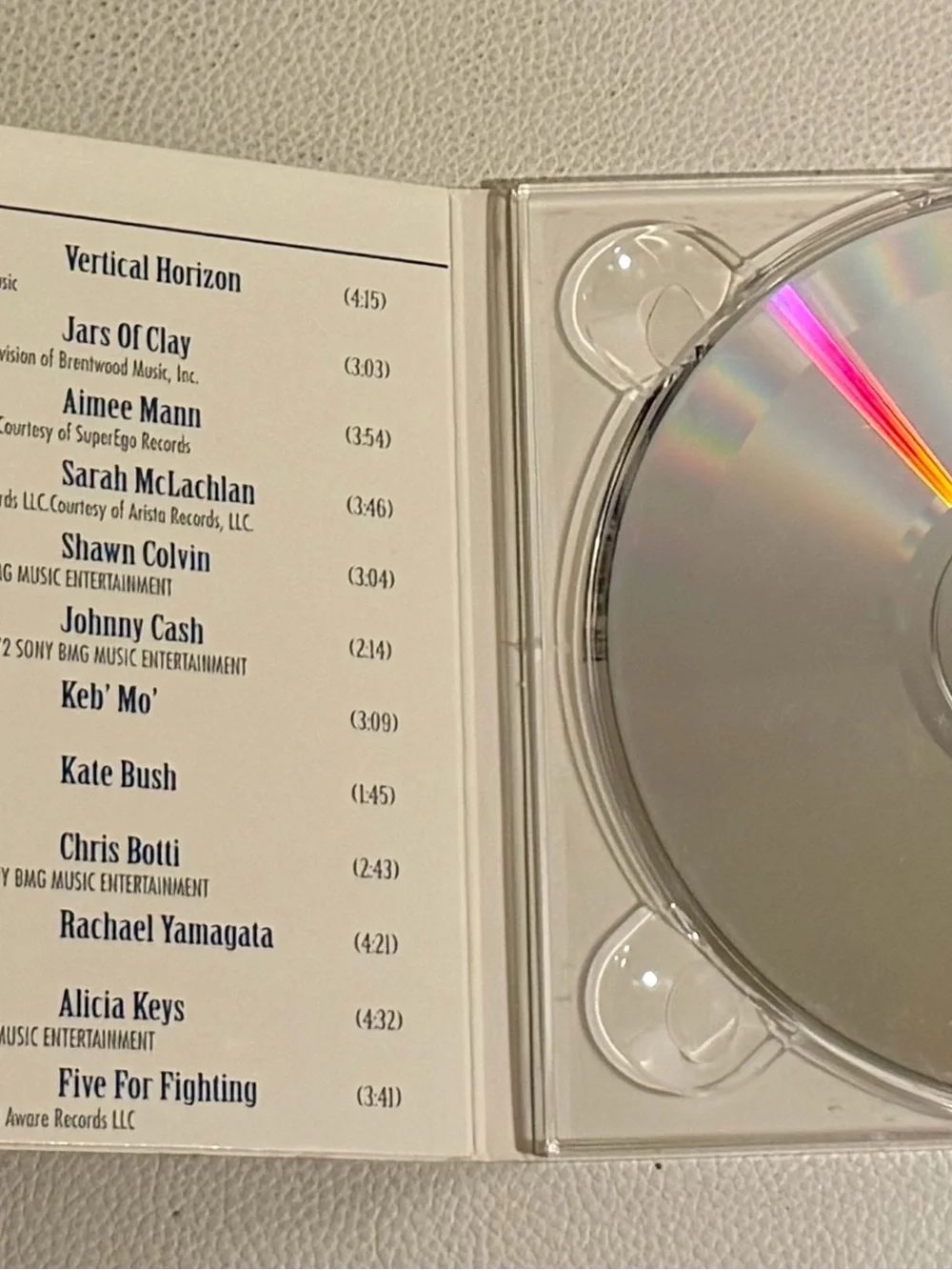 Peace Christmas CD 2007 Kate Bush Johnny Cash Alicia Keys KRB Sony Rare Holiday